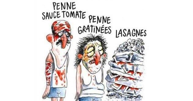 SEM LIMITES: ‘Charlie Hebdo’ satiriza terremoto na Itália e enfurece italianos