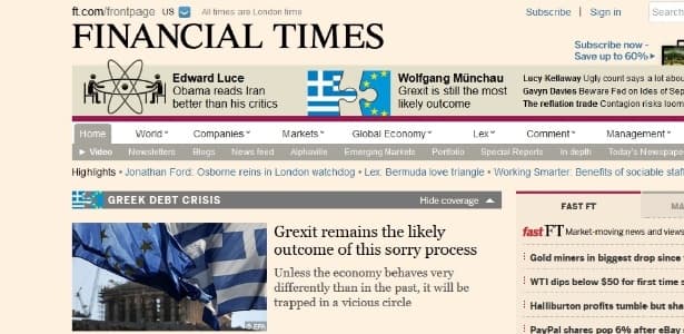 Grupo japonês Nikkei compra ‘Financial Times' em acordo de US$ 1,3 bilhão