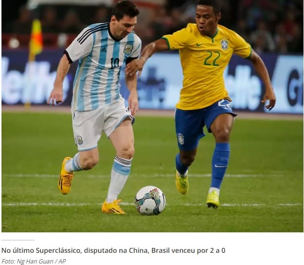 SUPERCLÁSSICO DAS AMÉRICAS: Com organizadores presos, Brasil x Argentina é cancelado