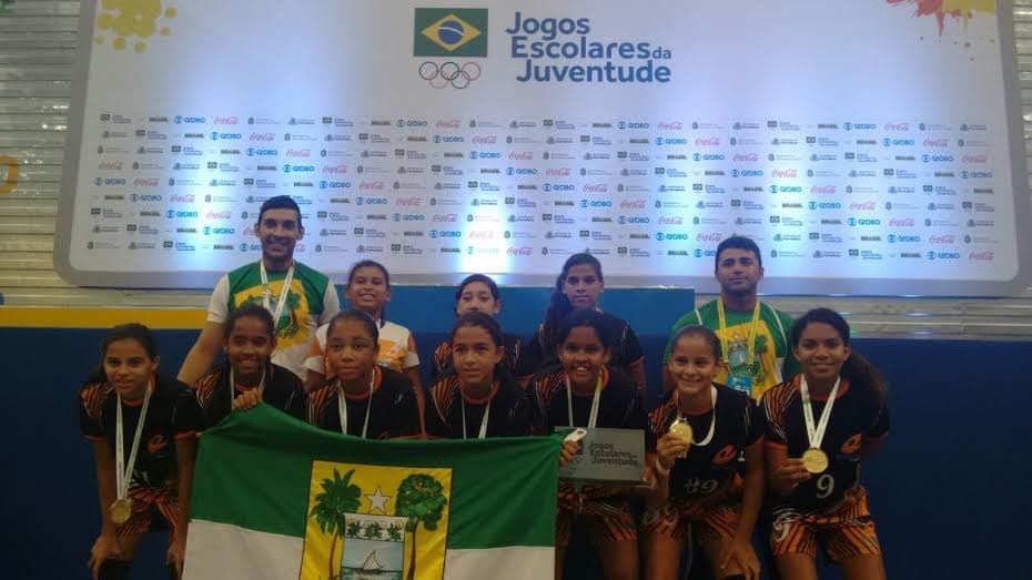 RN é campeão no futsal feminino dos Jogos Escolares da Juventude