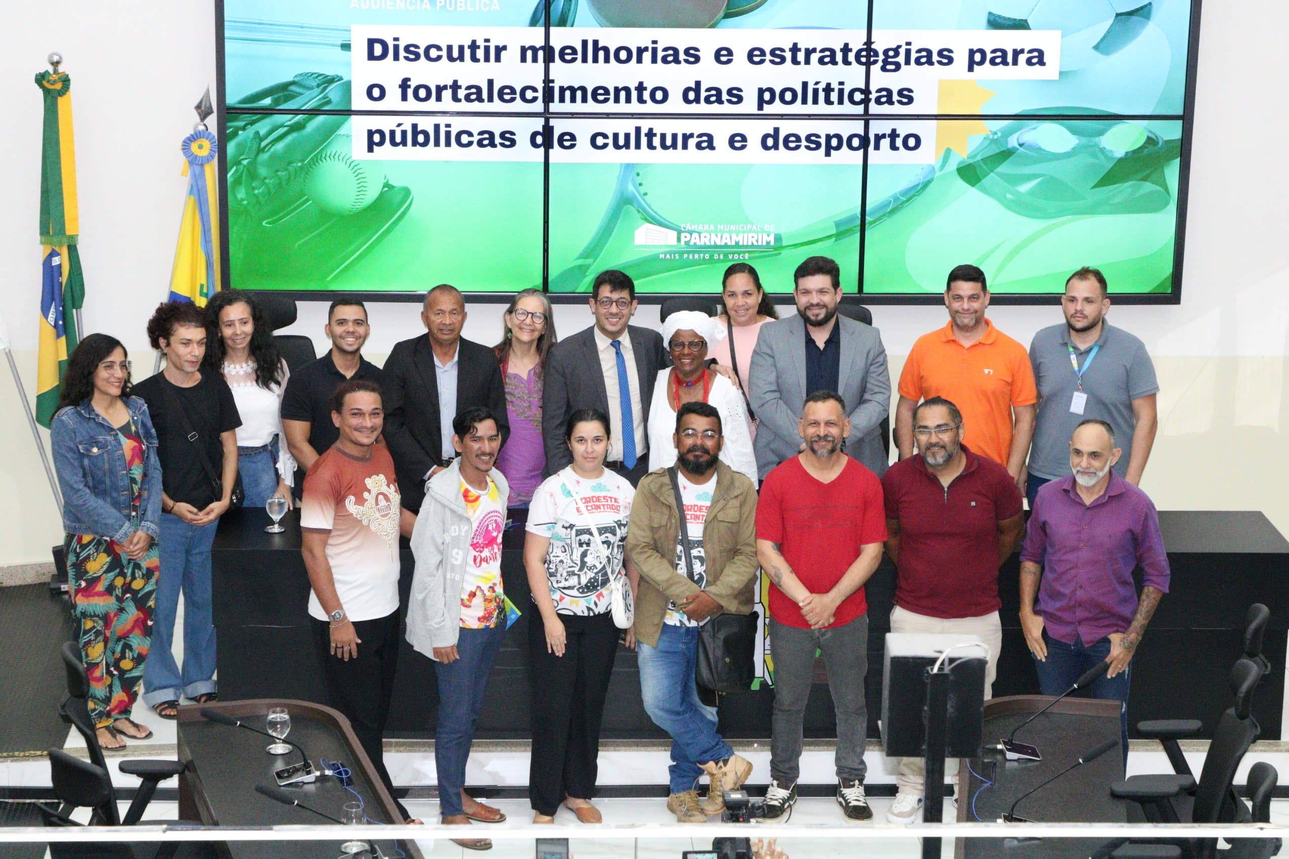 Audiência Pública na Câmara de Parnamirim debateu fortalecimento das políticas de Cultura e Desporto