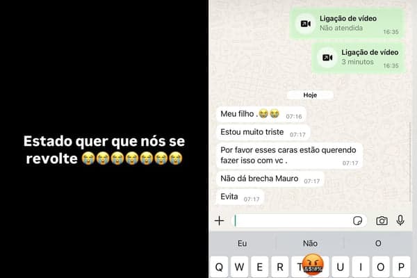 VÍDEOS: Oruam, filho de Marcinho VP, lidera protesto por Poze do Rodo e coloca fogo em avenida no Rio