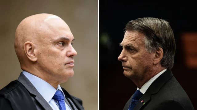 Moraes diz que Bolsonaro violou uso de tornozeleira eletrônica e tinha ‘elevado risco de fuga'