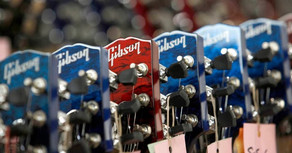 Fabricante de guitarras Gibson declara falência