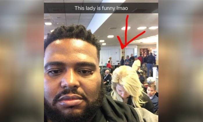 Americano negro rebate com estilo mulher que o questionou por estar na fila da primeira classe